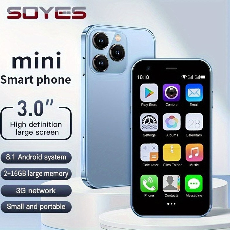 کوچکترین گوشی لمسی دنیا | گوشی اندروید سویس x16 Mini | حافظه 8 رم 1.5 گیگابایت