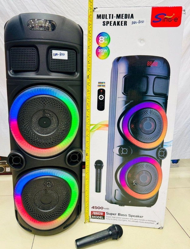 اسپیکر | بلوتوثی ZQS8251 + میکروفون و ریموت کنترل