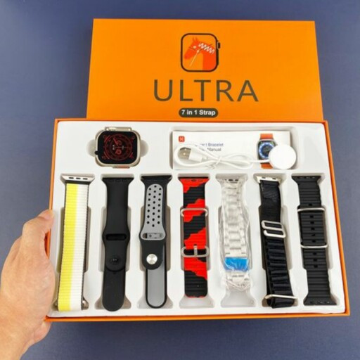 ساعت هوشمند8 الترا مدل 8ULTRA MAX 7 IN 4 STRAP