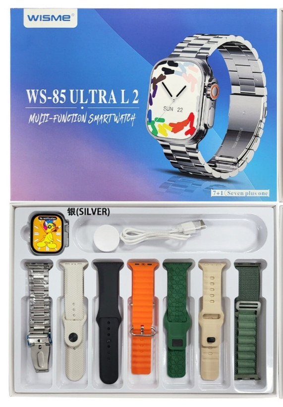 ساعت هوشمند | 7 بند | WS-85 Ultra2