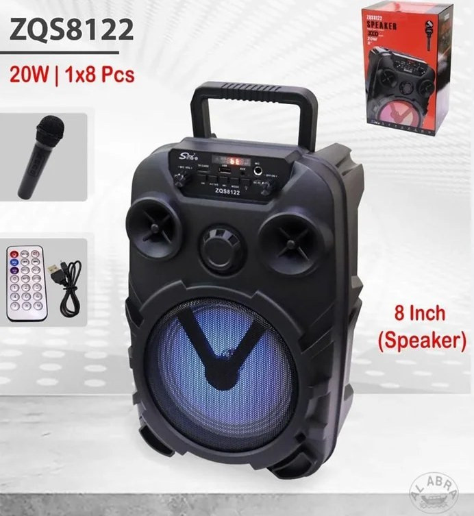 اسپیکر بلوتوثی ZQS-8122 قابل حمل و شارژی