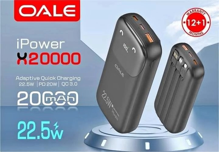 پاور بانک بیست هزار i Power OALE H20000
