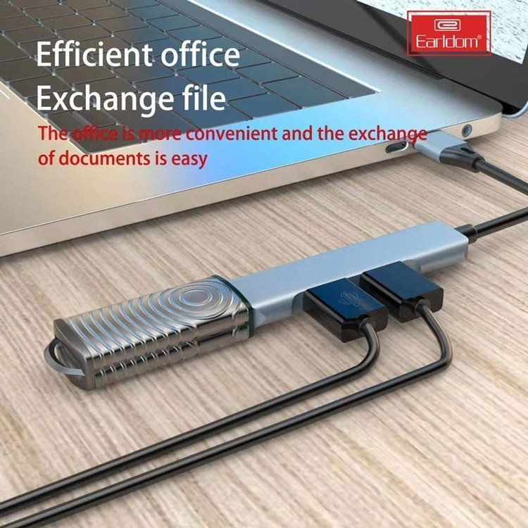 هاب 3 پورت USB-C ارلدام مدل HUB10