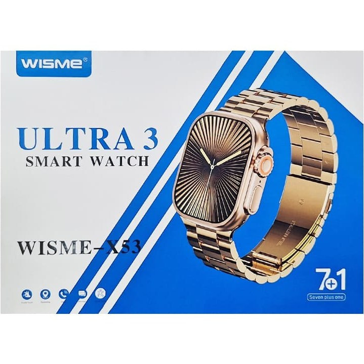 ساعت هوشمند ویسمی مدل WISME-X53 Ultra3 با 7 بند