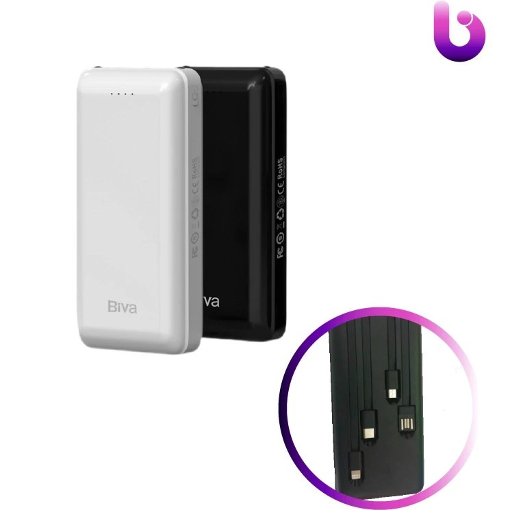 پاوربانک بیوا مدل BP-05 ظرفیت 20 هزار میلی آمپر ساعت