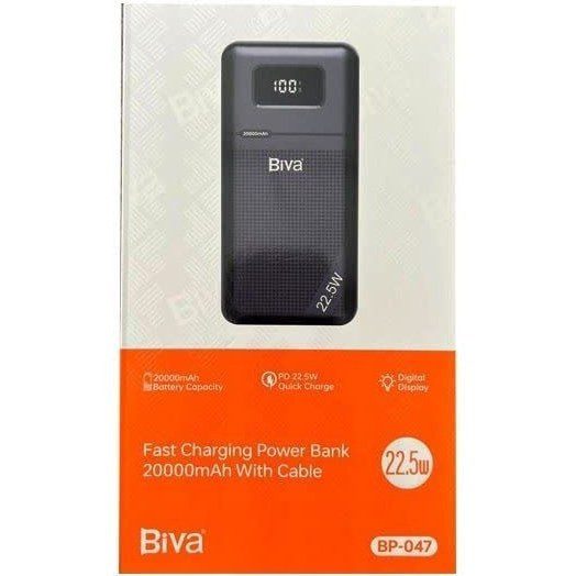 پاوربانک 22.5 وات بیوا مدل BP-047 ظرفیت 20000