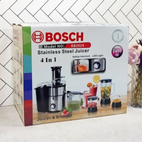 آبمیوه گیری چندکاره شرکت بوش مدل RB2024 ظرفیت2400 وات BOSCH